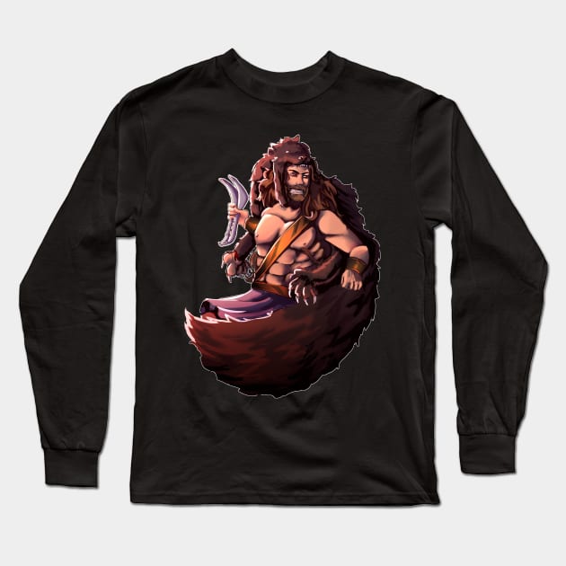 Samson against Philistines Long Sleeve T-Shirt by KingsLightStore